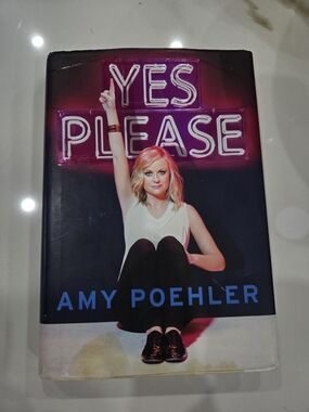Yes Please by Amy Poehler - Hardcover Book (Pink & Black Cover)